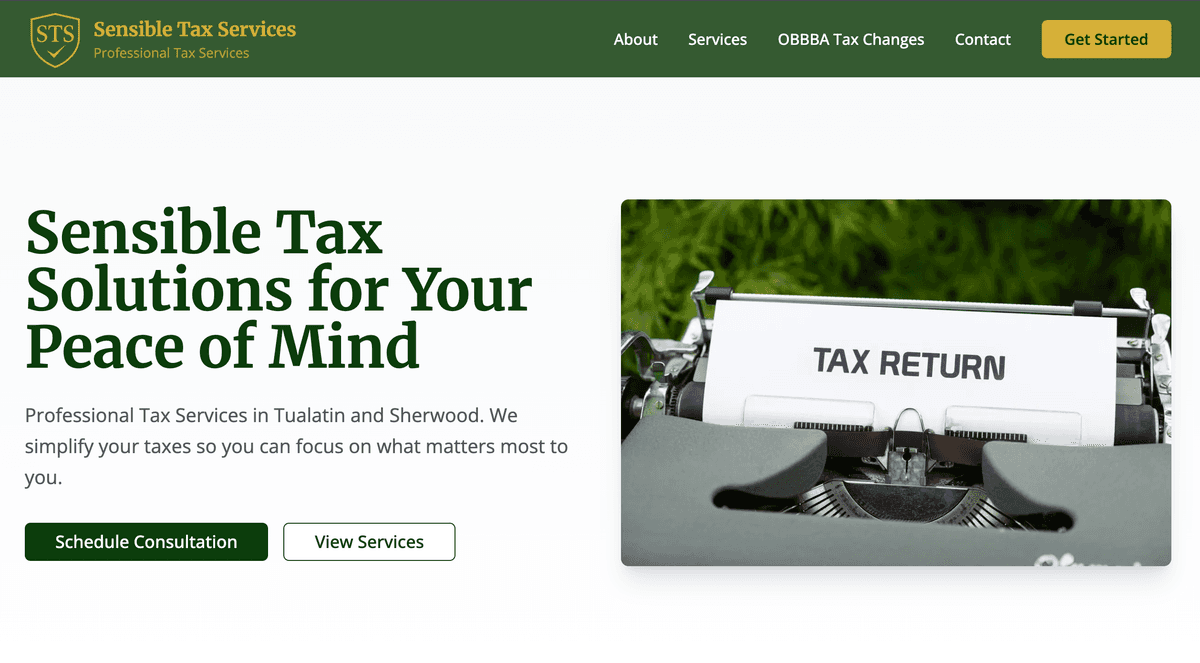 Sensible Tax Services